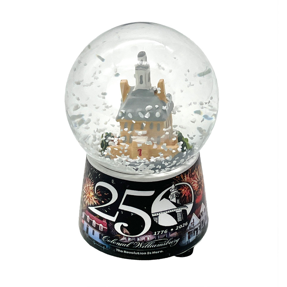 Colonial Williamsburg 250th Anniversary Mini Snow Globe | The Shops at Colonial Williamsburg