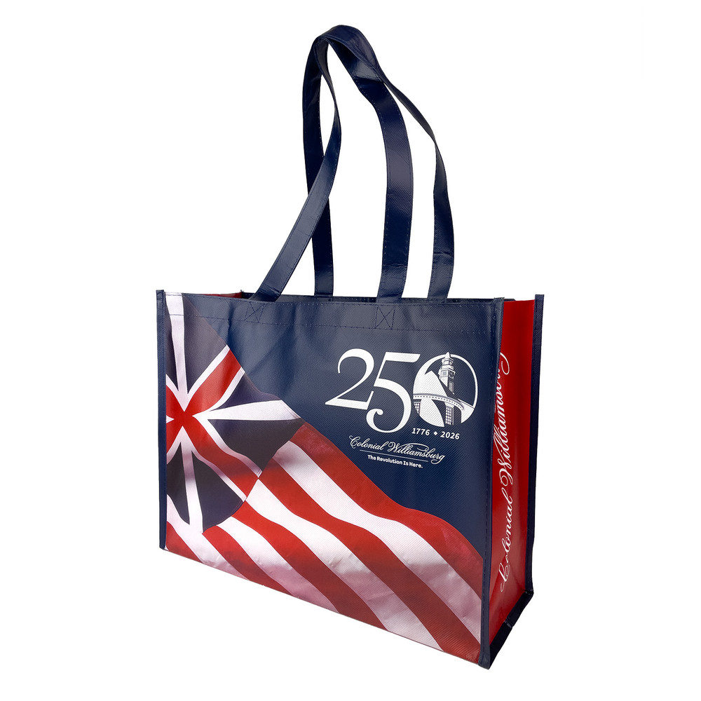 Colonial Williamsburg 250th Anniversary Reusable Tote Bag | The Shops at Colonial Williamsburg