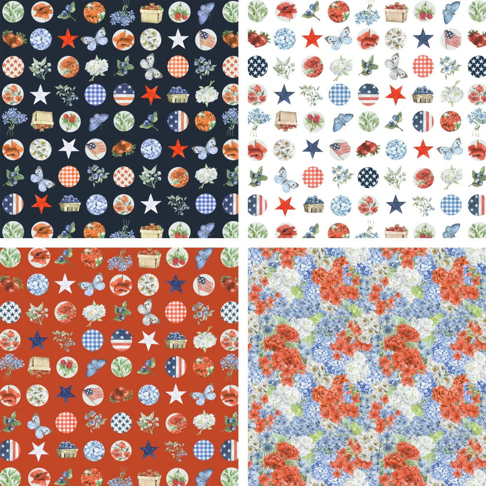 America the Beautiful Fat Quarter Bundle by Windham Fabrics | The Shops at Colonial Williamsburg