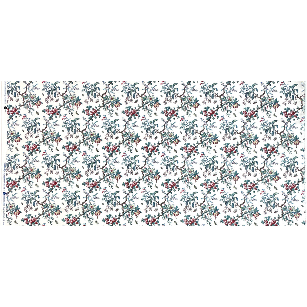 Colonial Williamsburg Butterfly Chintz 18th Century Reproduction Fabric | The Shops at Colonial Williamsburg
