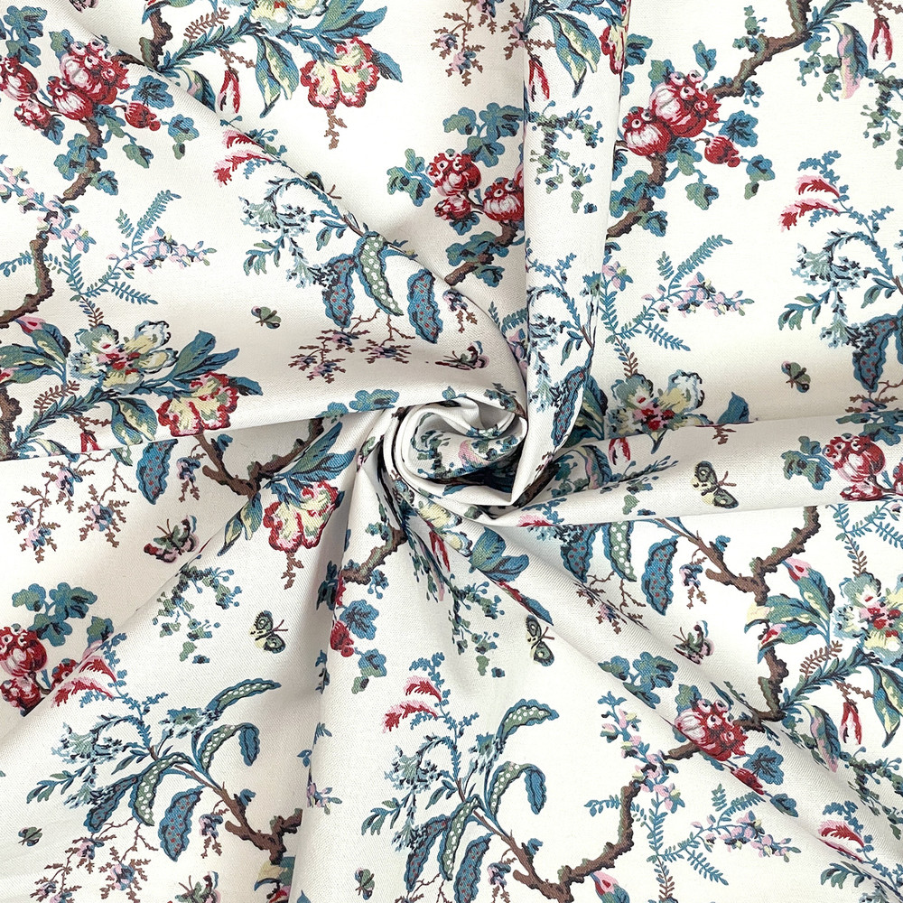 Colonial Williamsburg Butterfly Chintz 18th Century Reproduction
