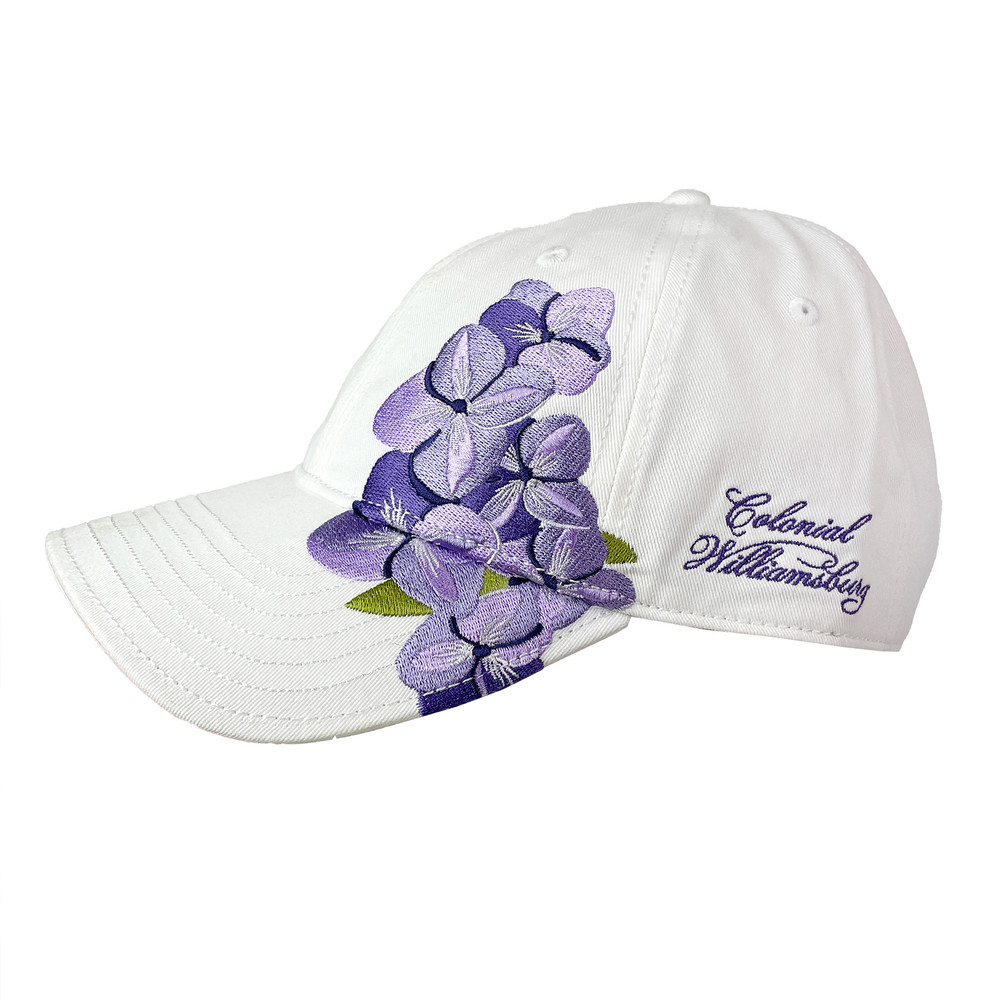 Colonial Williamsburg Purple Hydrangeas Women's Baseball Cap