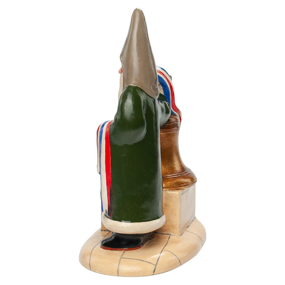 Vaillancourt Chalkware Liberty Bell Santa