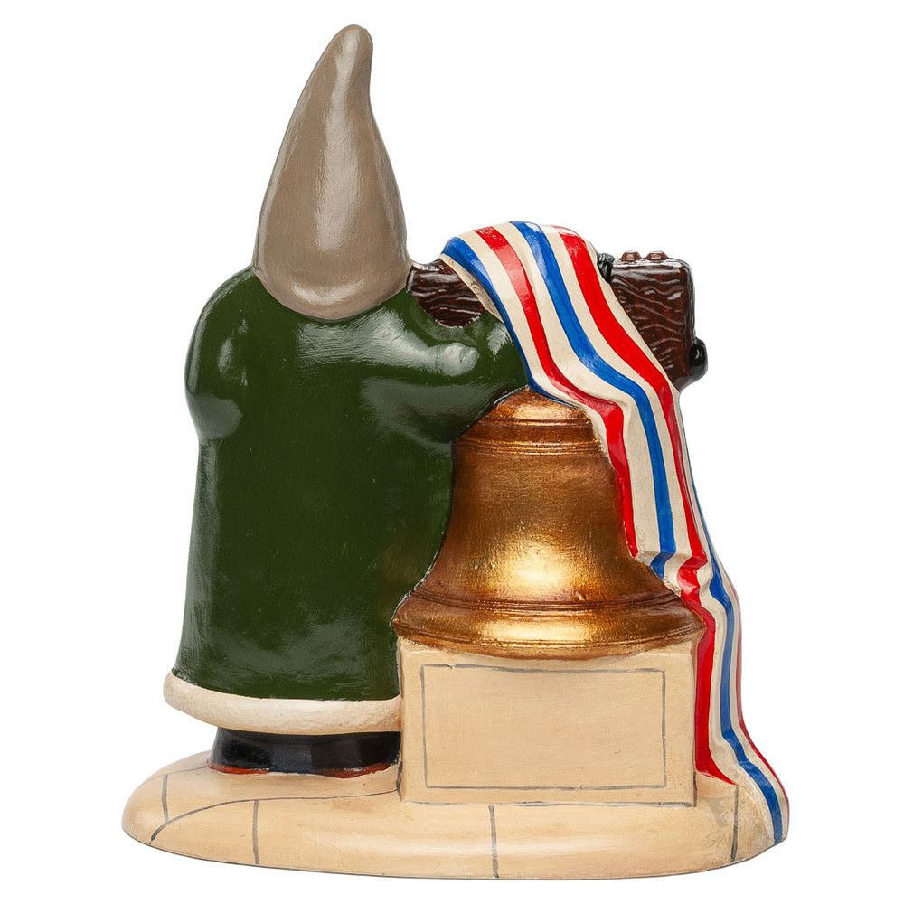 Vaillancourt Chalkware Liberty Bell Santa