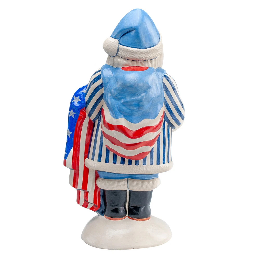 Vaillancourt Chalkware Founding Freedoms Santa | The Shops at Colonial Williamsburg