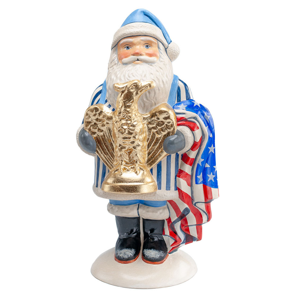 Vaillancourt Chalkware Founding Freedoms Santa