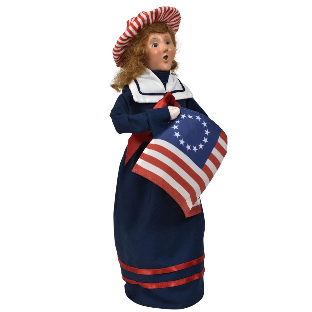 Byers Choice Lady Liberty Caroler | The Shops at Colonial Williamsburg
