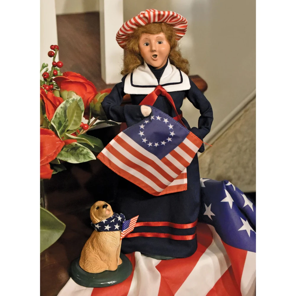 Byers Choice Lady Liberty Caroler | The Shops at Colonial Williamsburg
