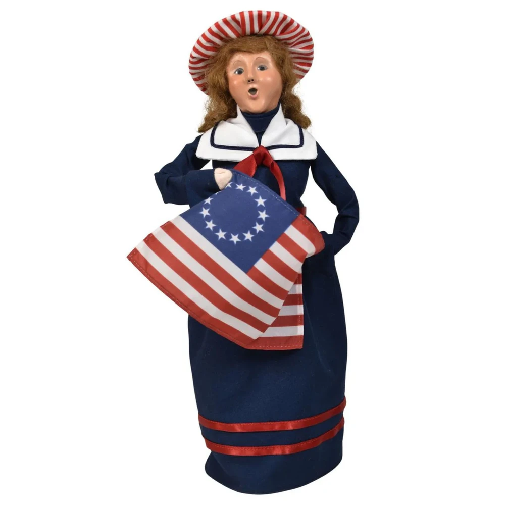 Byers Choice Lady Liberty Caroler | The Shops at Colonial Williamsburg