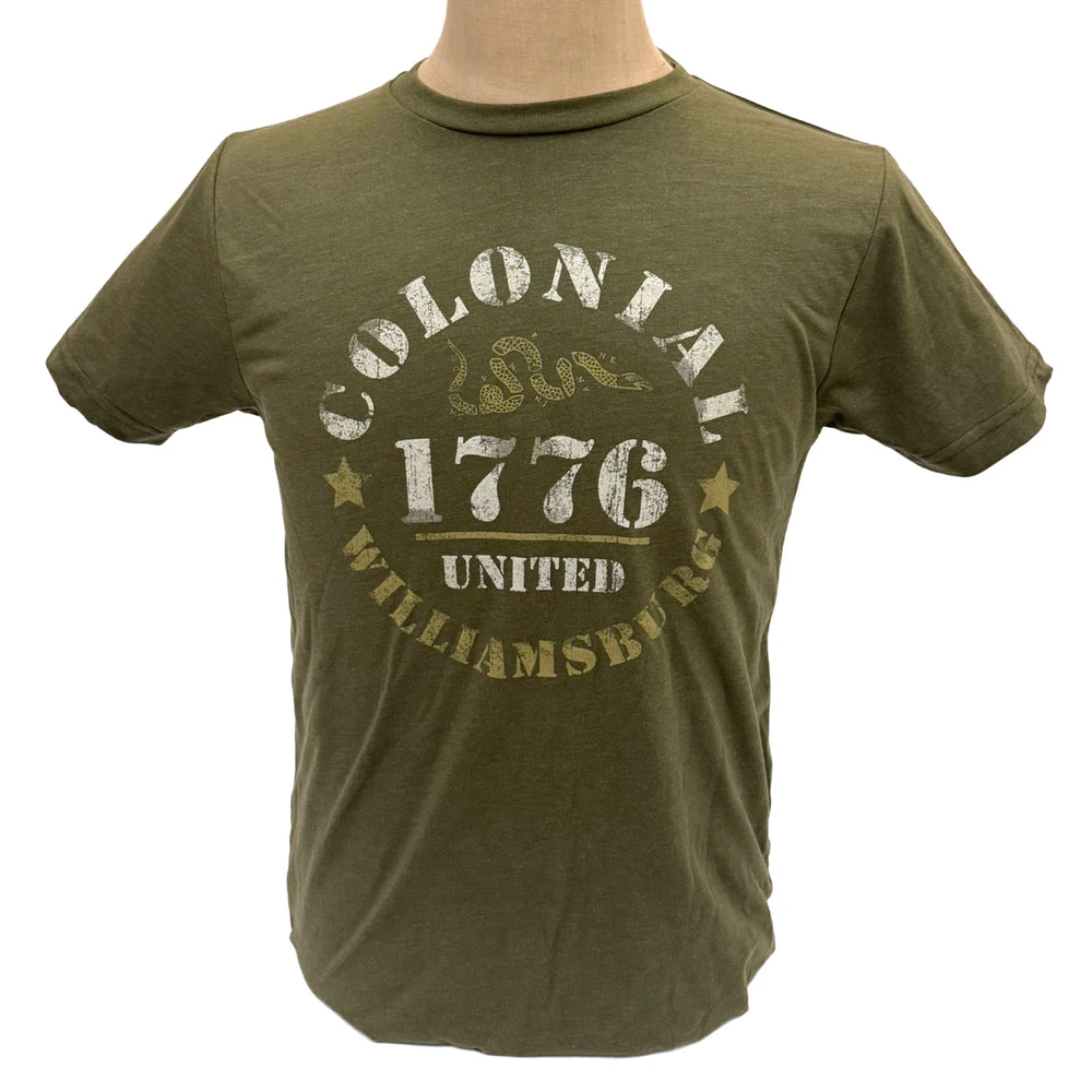 Colonial Williamsburg Green Join or Die - Adult T-Shirt | The Shops at Colonial Williamsburg