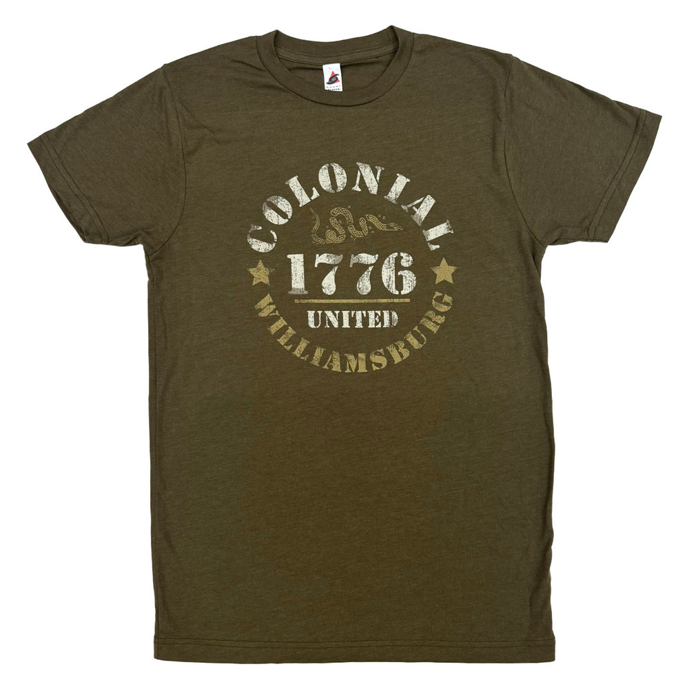 Colonial Williamsburg Green Join or Die - Adult T-Shirt | The Shops at Colonial Williamsburg