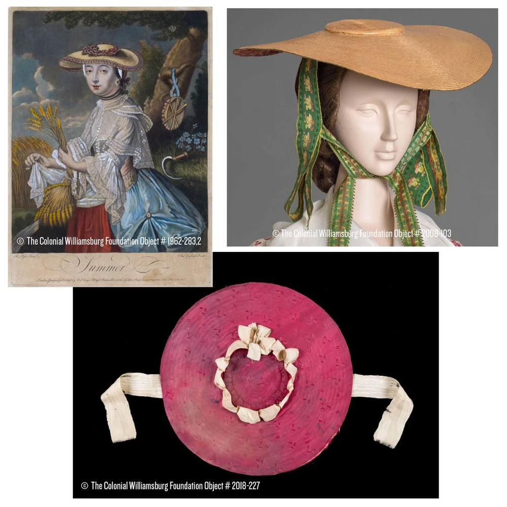 18th Century Milan Straw Hat Blank - 6" Brim | The Shops at Colonial Williamsburg