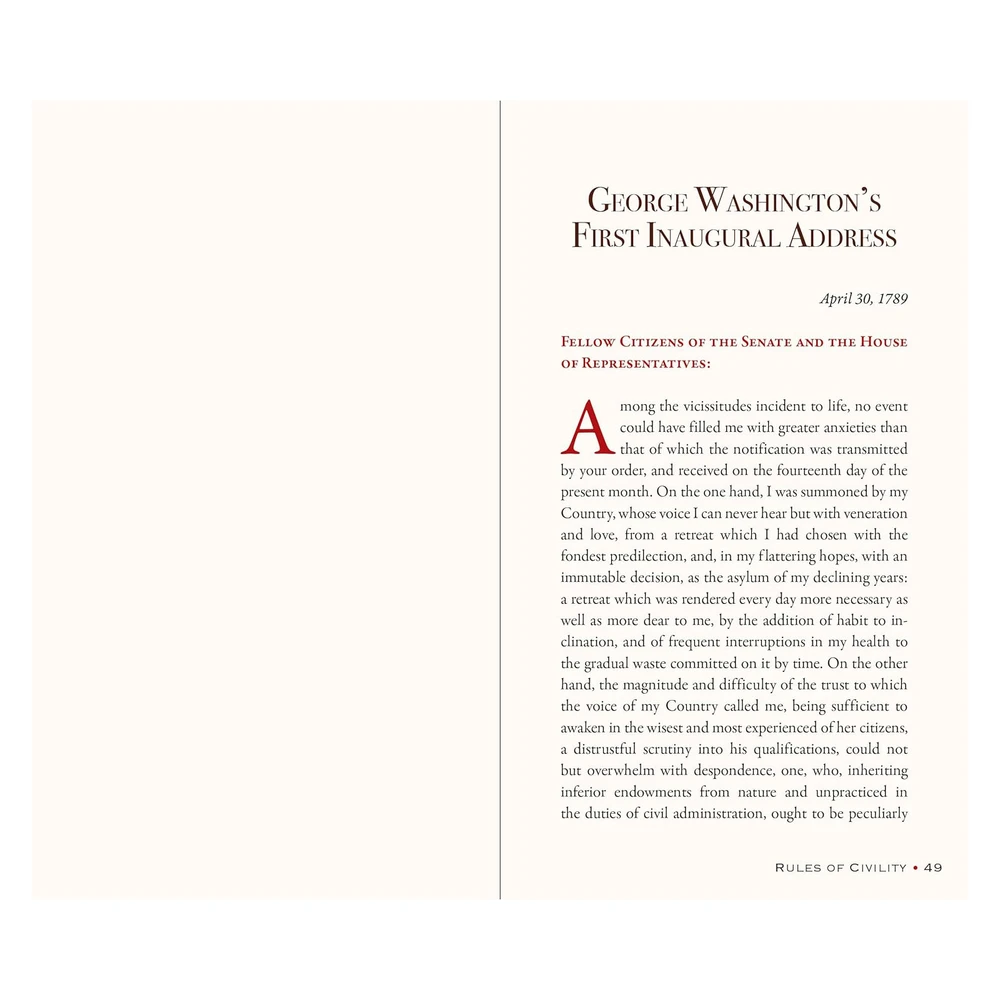 George Washington's Rules of Civility | The Shops at Colonial Williamsburg