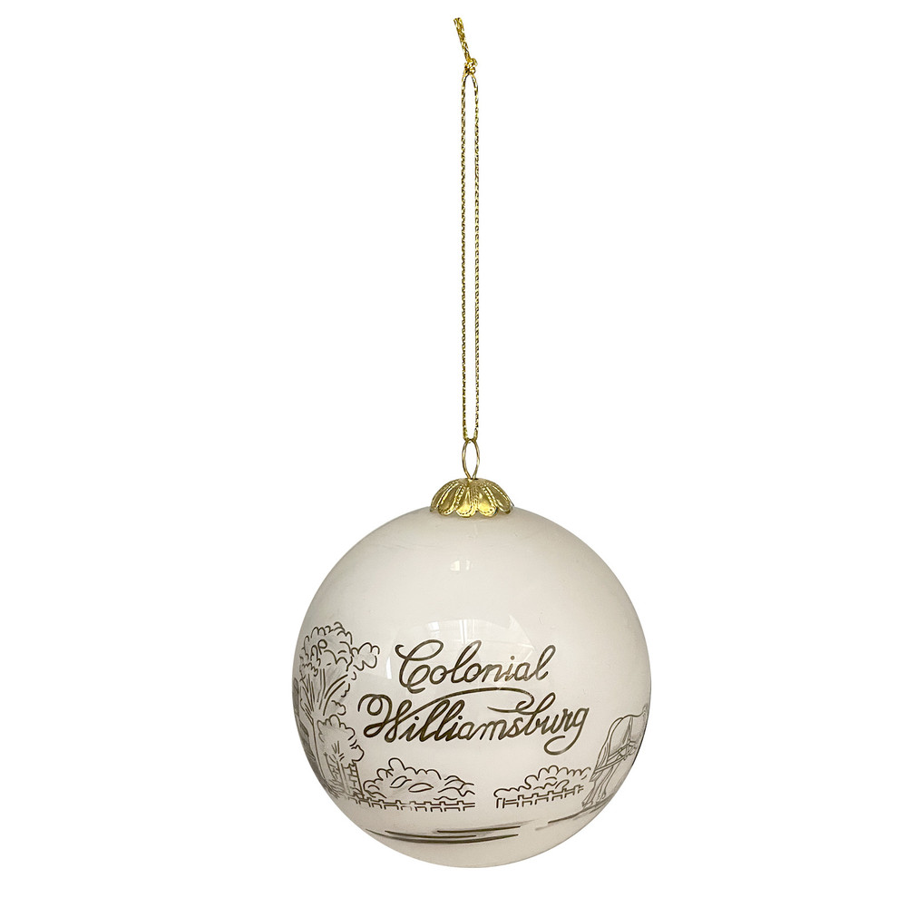 Colonial Williamsburg Hand-Painted Glass Ornament - Governor's Palace | The Shops at Colonial Williamsburg