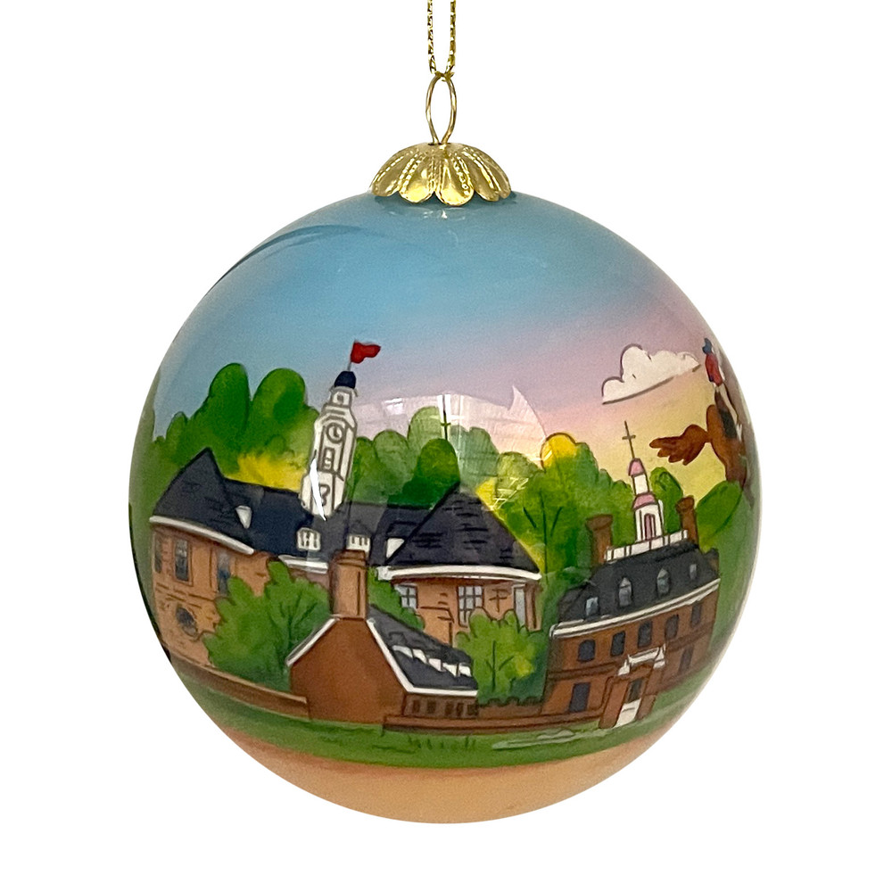 Colonial Williamsburg Hand-Painted Glass Ornament - Fifes & Drums | The Shops at Colonial Williamsburg