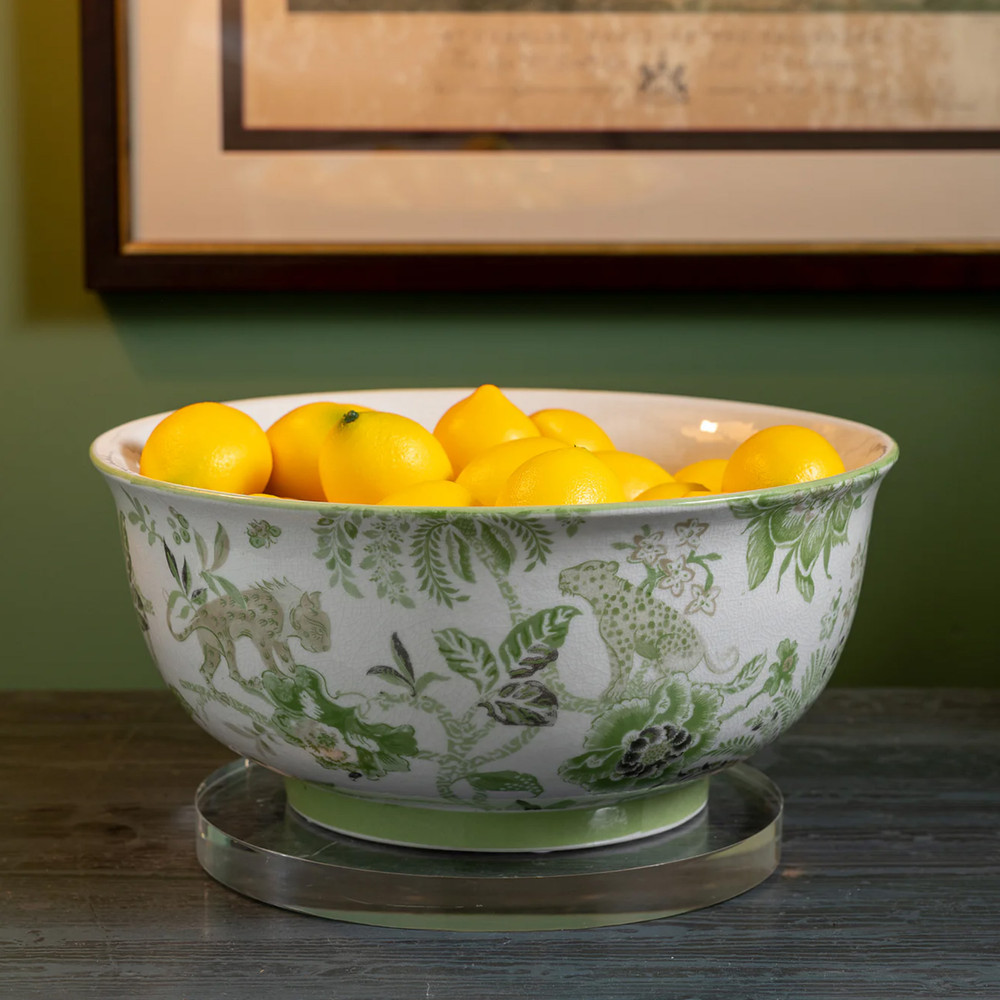 WILLIAMSBURG Braganza Green Porcelain Bowl by Port 68 | The Shops at Colonial Williamsburg