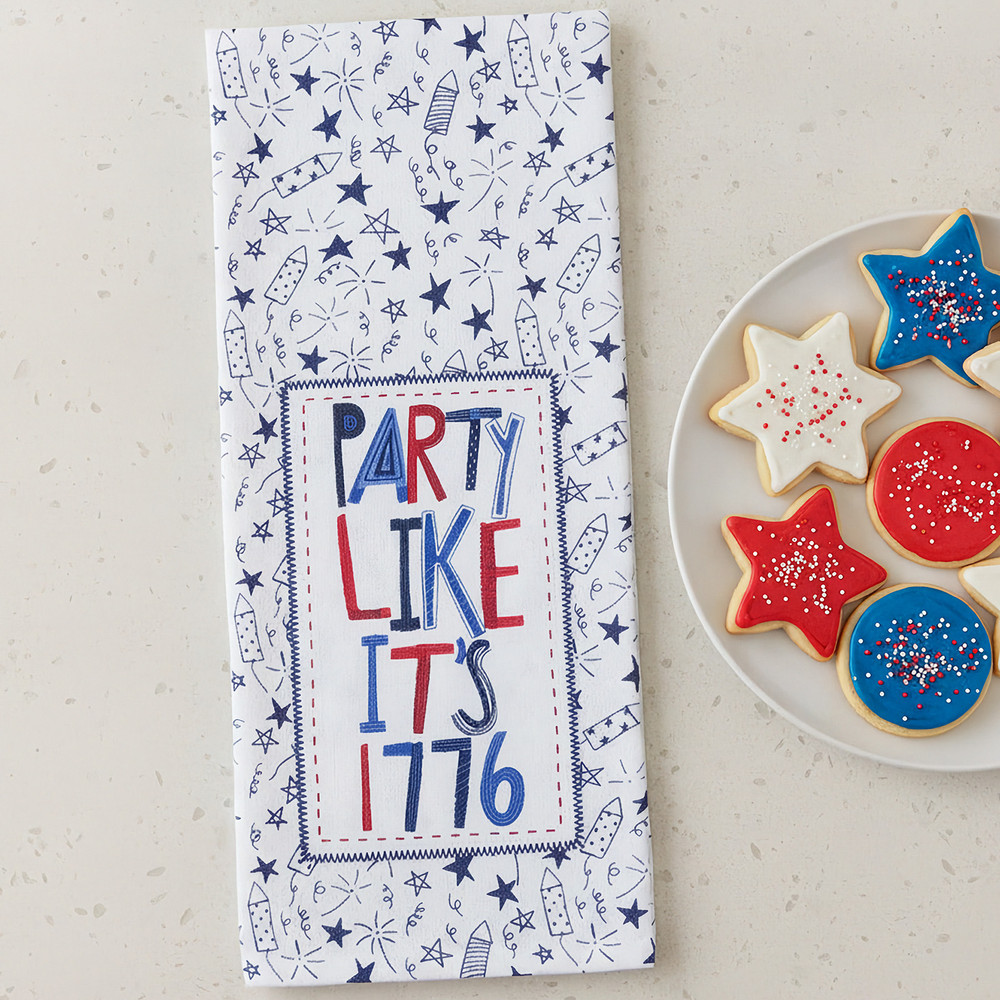 Party Like It's 1776 Patriotic Kitchen Towel | The Shops at Colonial Williamsburg