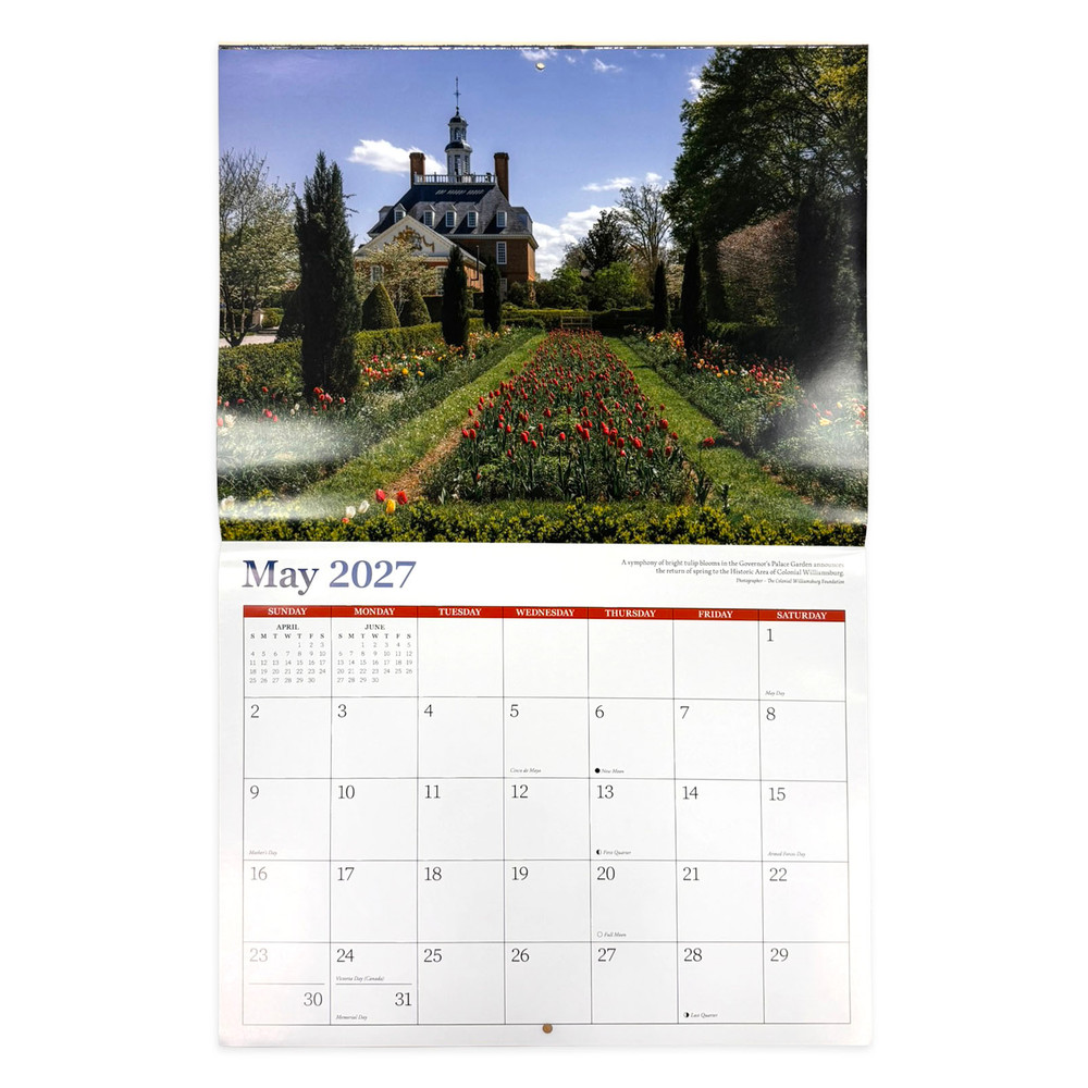 2027 Colonial Williamsburg Wall Calendar | The Shops at Colonial Williamsburg