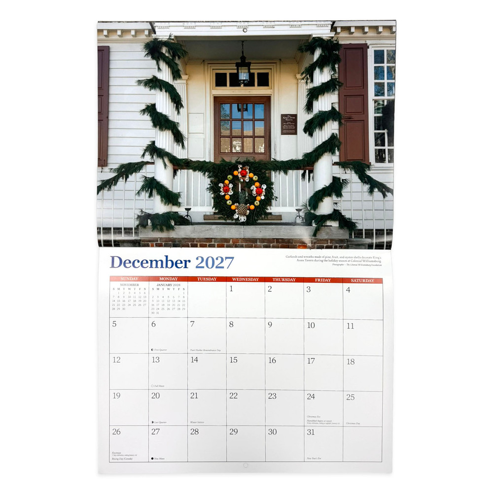 2027 Colonial Williamsburg Wall Calendar | The Shops at Colonial Williamsburg