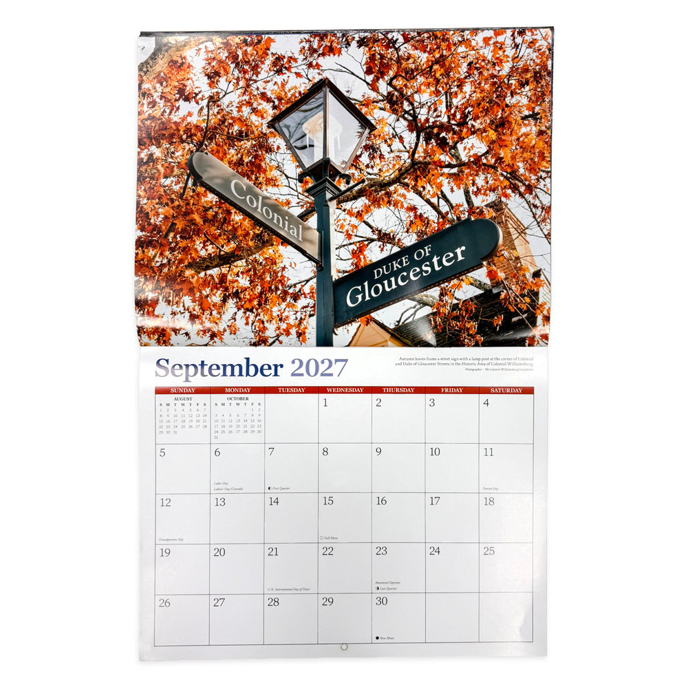 2027 Colonial Williamsburg Wall Calendar | The Shops at Colonial Williamsburg