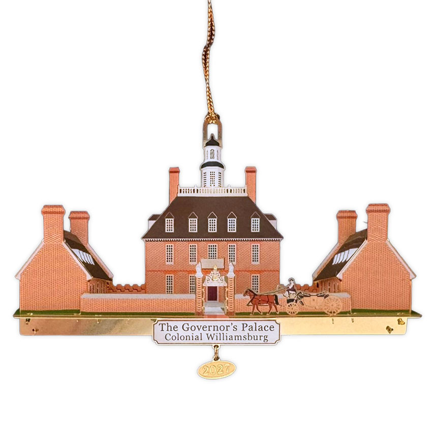 Colonial Williamsburg 2027 Annual Ornament - Governors Palace | The Shops at Colonial Williamsburg