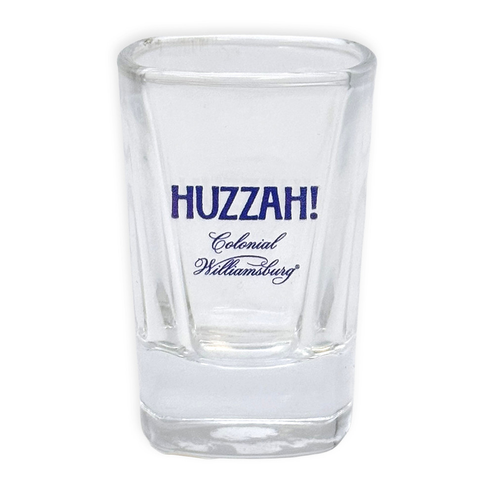 Colonial Williamsburg "Huzzah!" Shot Glass | The Shops at Colonial Williamsburg