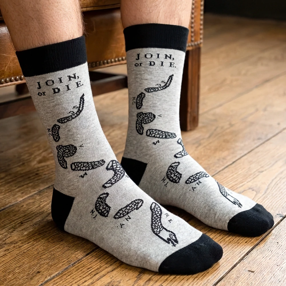 Join, or Die Adult Crew Socks | The Shops at Colonial Williamsburg