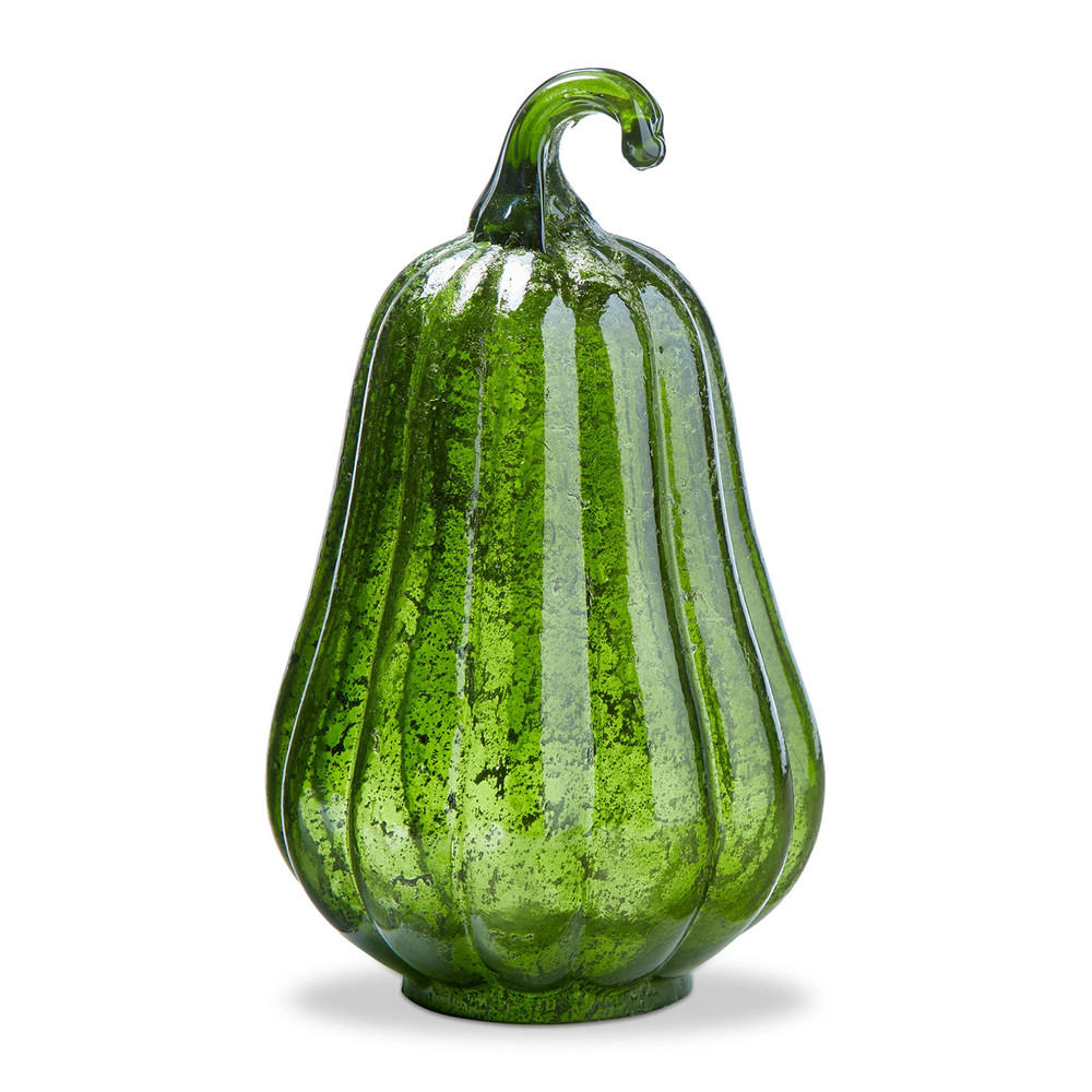 Green Glass Harvest Squash Fall Decoration | The Shops at Colonial Williamsburg