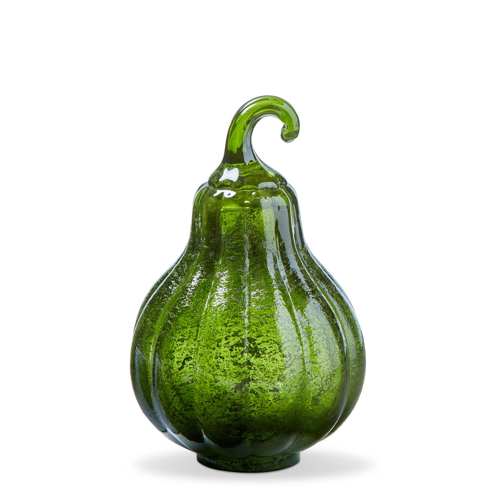 Green Glass Harvest Squash Fall Decoration | The Shops at Colonial Williamsburg