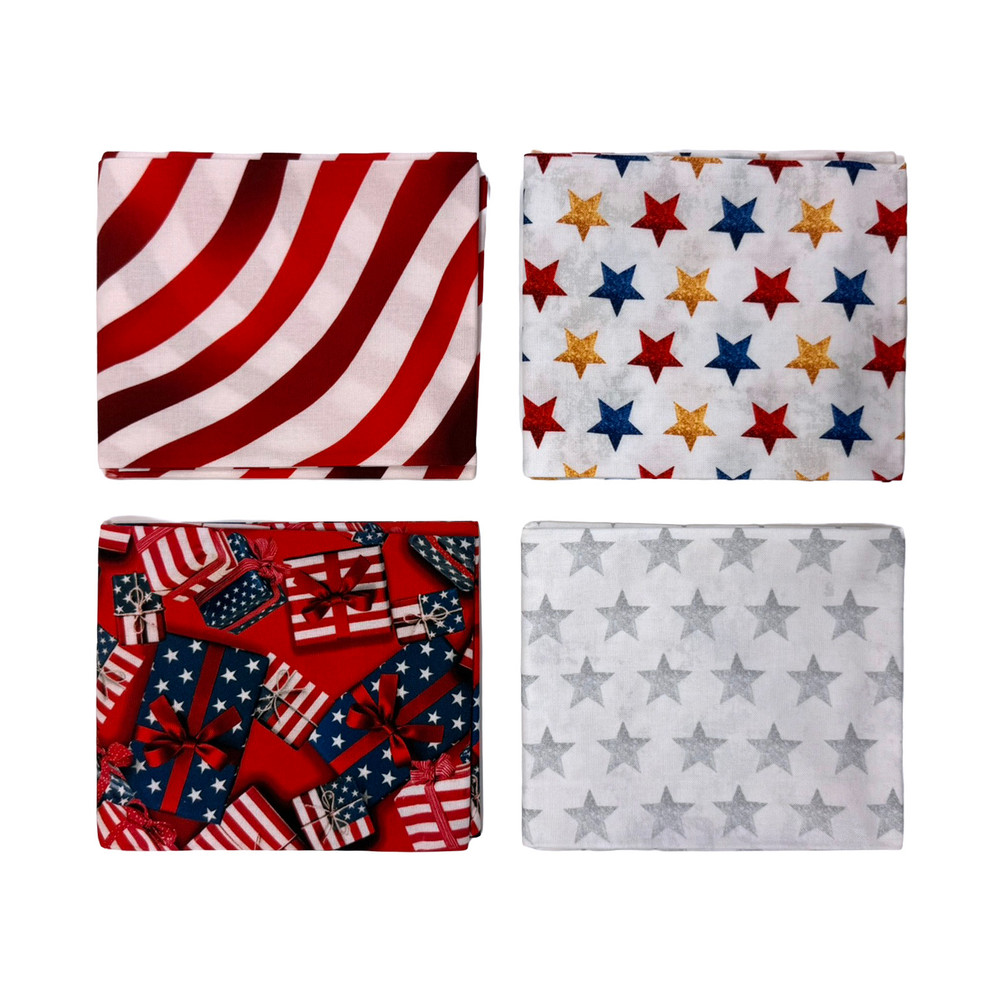 All American Christmas Fat Quarter Bundle by Windham Fabrics | The Shops at Colonial Williamsburg