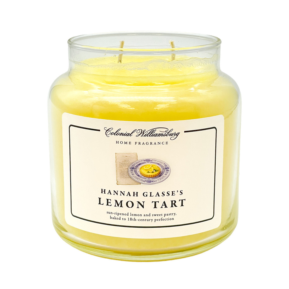 Hannah Glasse's Lemon Tart 16 Oz Jar Candle | The Shops at Colonial Williamsburg