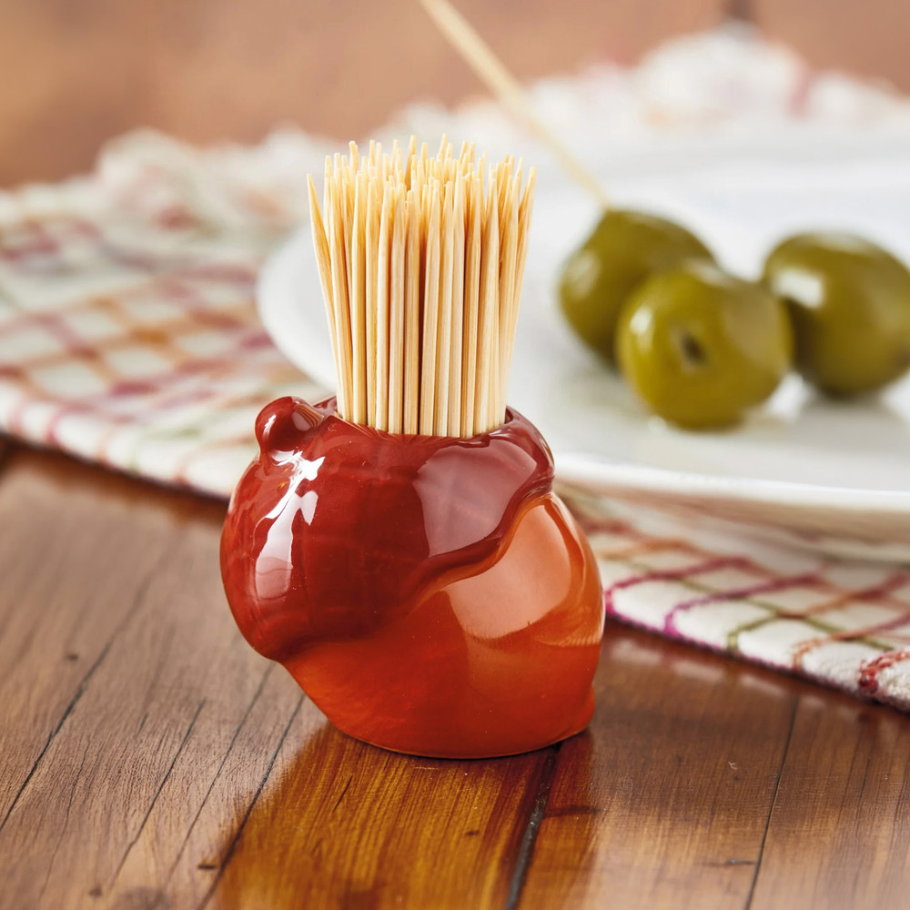 Brown Acorn Toothpick Holder | The Shops at Colonial Williamsburg