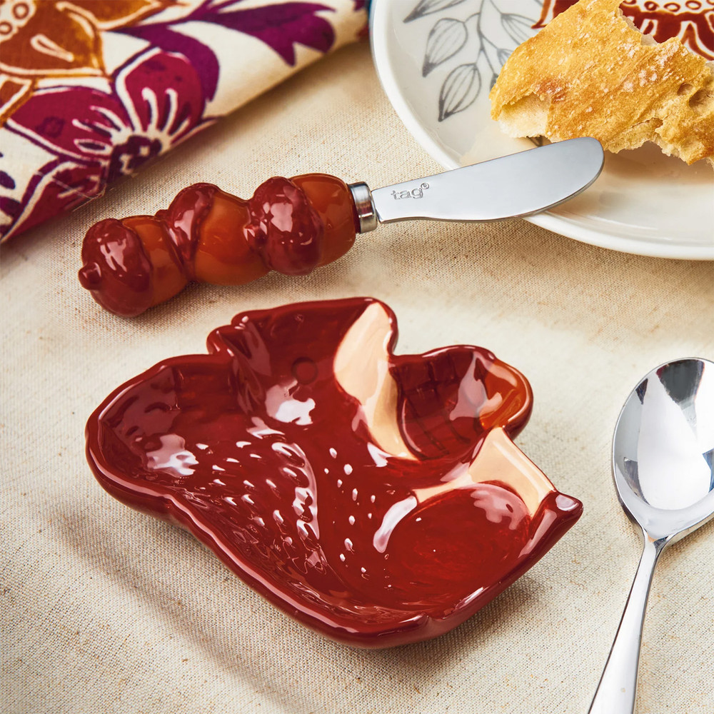 Brown Squirrel Spoon Rest | The Shops at Colonial Williamsburg