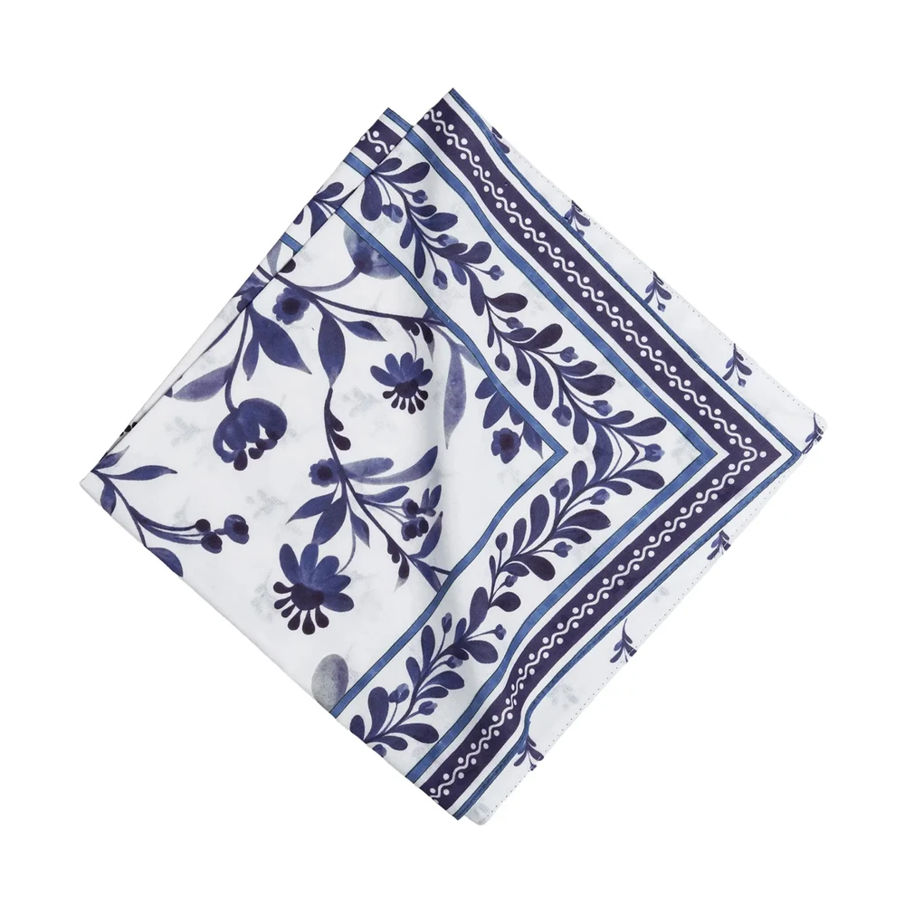 WILLIAMSBURG Maryfrances Blue Delft Floral Napkin | The Shops at Colonial Williamsburg