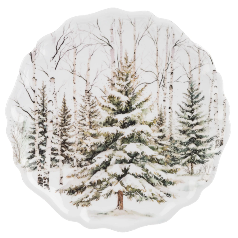 Winter Forest Melamine Dinner Plates, Set of 4 | The Shops at Colonial Williamsburg