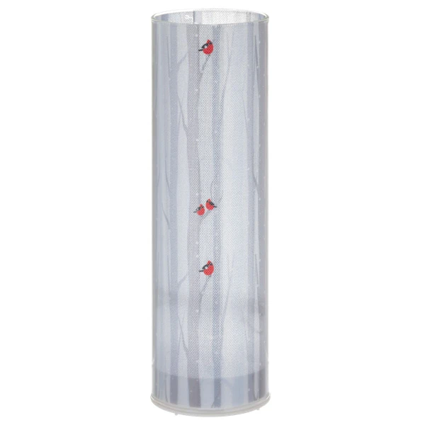 Cardinal on Birch Tree LED Light Up Pillar Candle | The Shops at Colonial Williamsburg