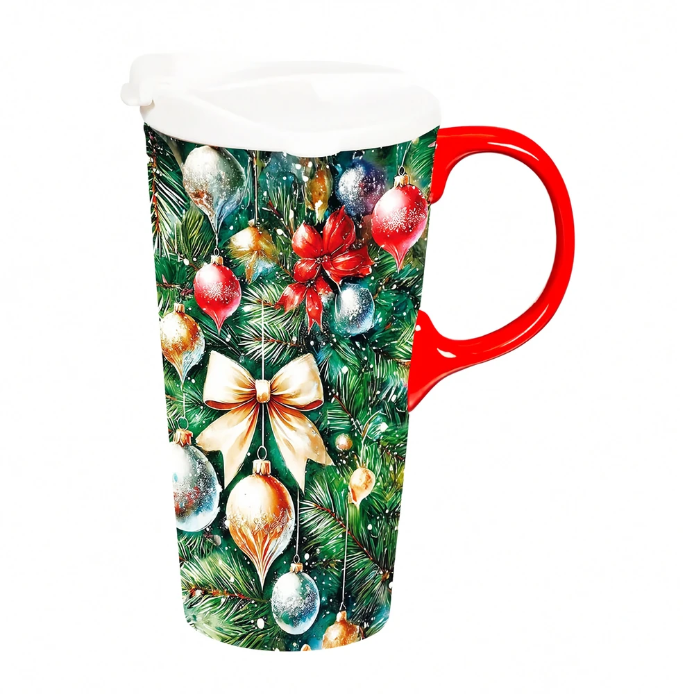 Gift Boxed Joyful Traditions Holiday Travel Mug 17 Oz | The Shops at Colonial Williamsburg