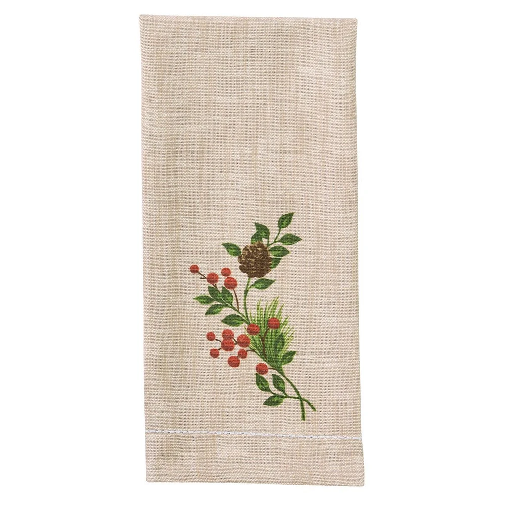 WILLIAMSBURG Boxwood & Pine Sprig Kitchen Towel | The Shops at Colonial Williamsburg