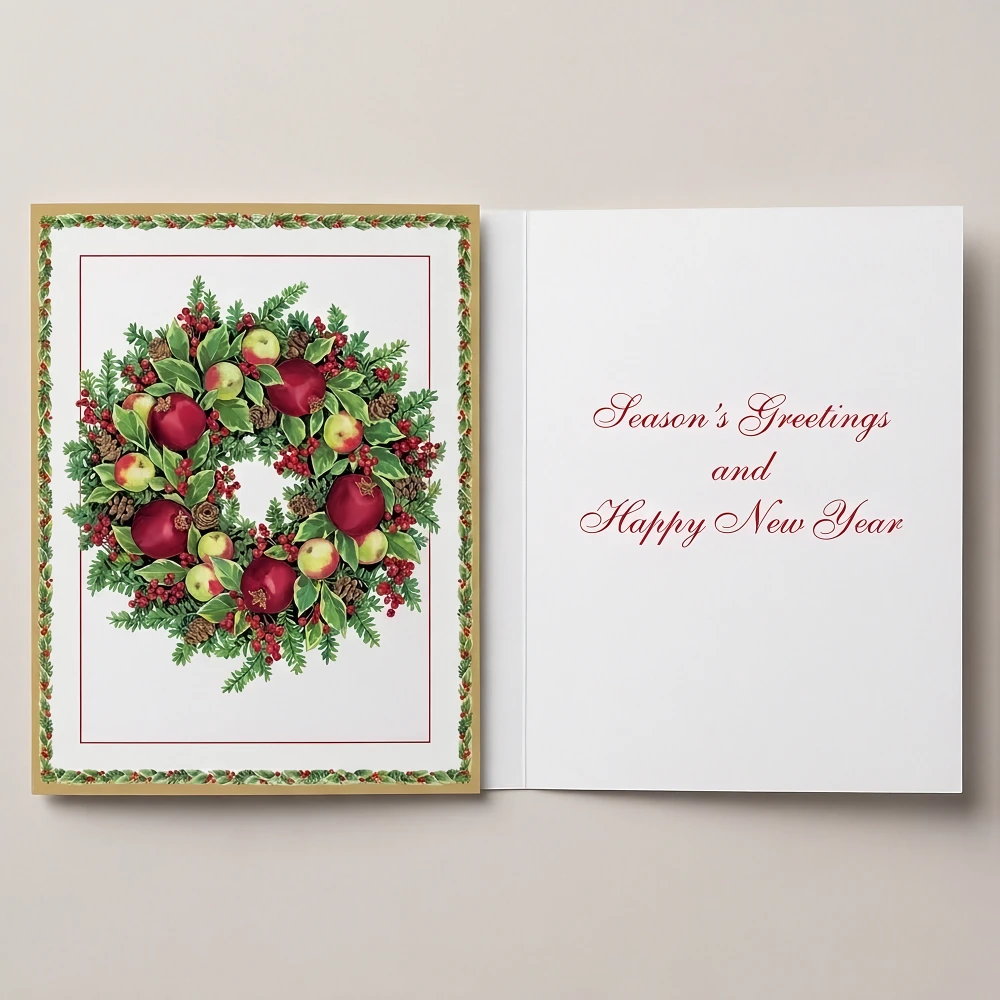 WILLIAMSBURG Wreath Classic Christmas Cards | The Shops at Colonial Williamsburg