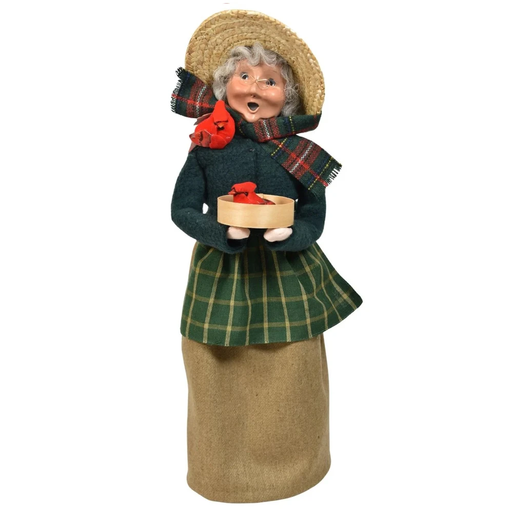 Byers' Choice Mrs. Claus Caroler with Cardinals