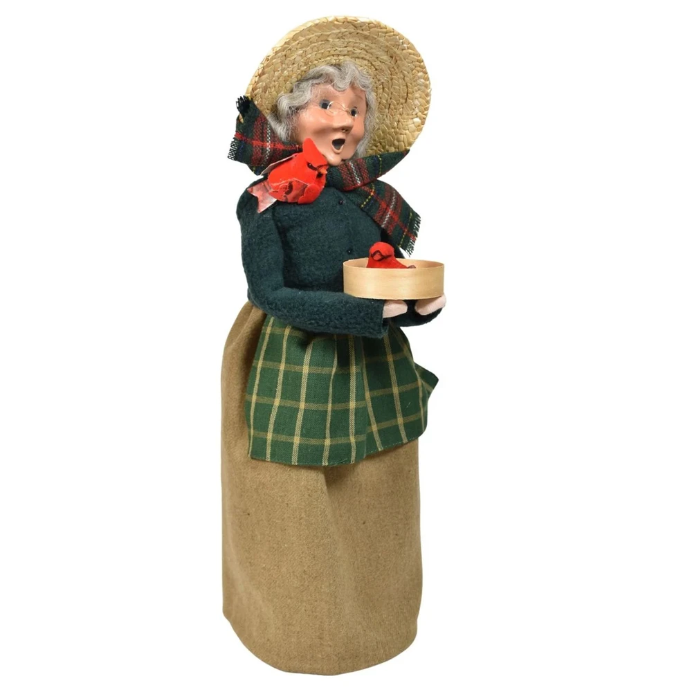 Byers' Choice Mrs. Claus Caroler with Cardinals