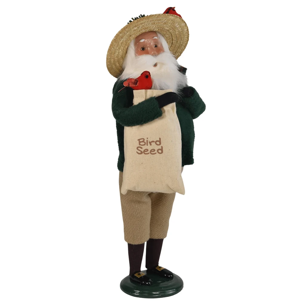 Byers' Choice Santa Claus Caroler with Cardinals
