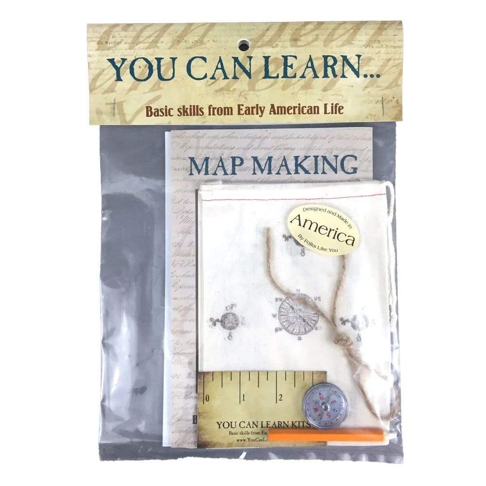 You Can Learn Children's Craft Kit - Map Making | The Shops at Colonial Williamsburg