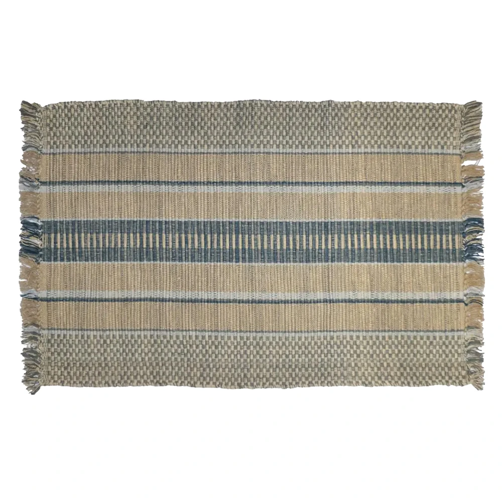 WILLIAMSBURG Burdett Stripe Cotton Rag Rug | The Shops at Colonial Williamsburg