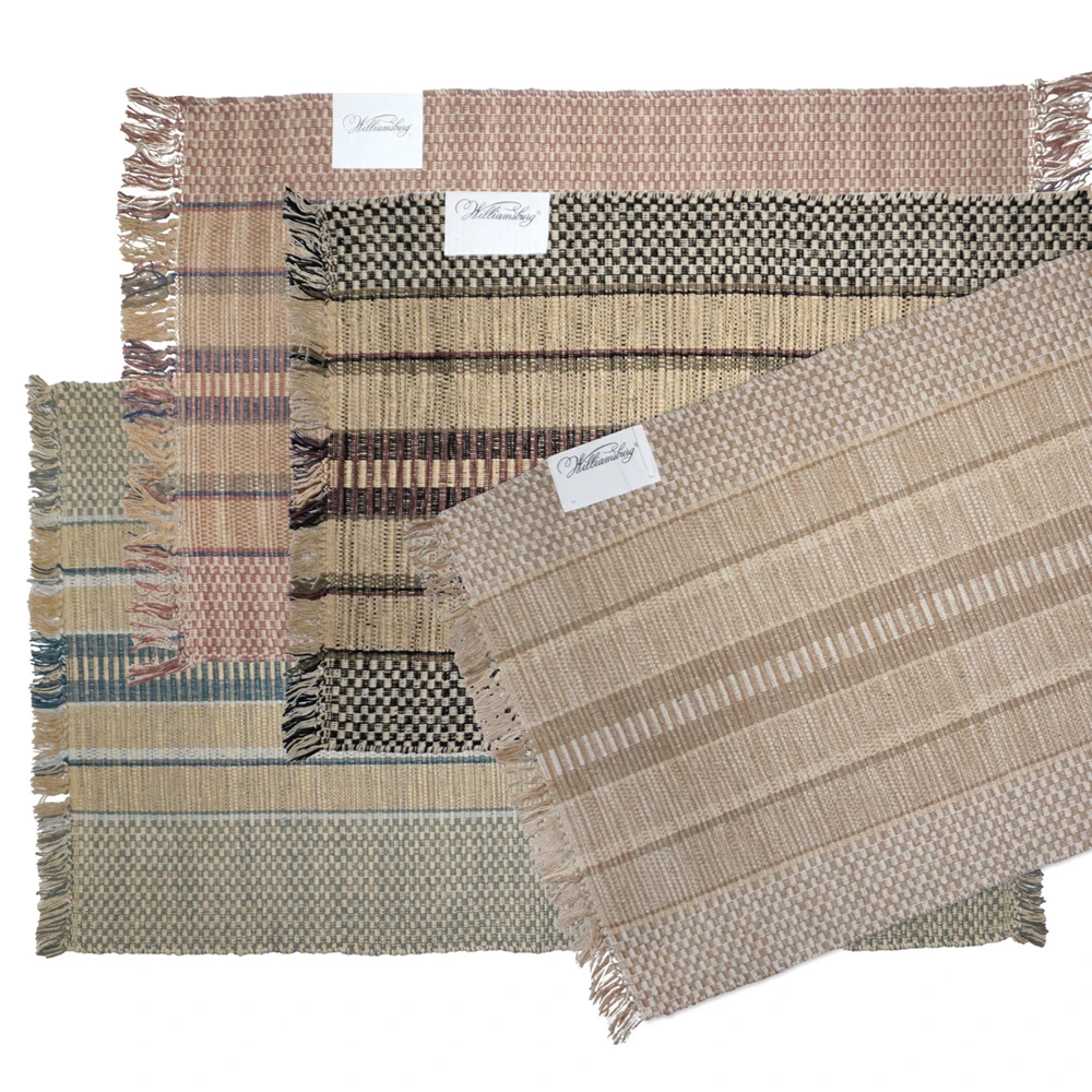 WILLIAMSBURG Burdett Stripe Cotton Rag Rug | The Shops at Colonial Williamsburg