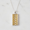 Sterling Silver and Gold Plated Albemarle Chair Pendant | The Shops at Colonial Williamsburg