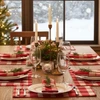 Tavern Check Placemats or Napkins - Red | The Shops at Colonial Williamsburg