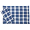 WILLIAMSBURG Tavern Check Placemats or Napkins - Blue | The Shops at Colonial Williamsburg
