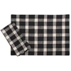 WILLIAMSBURG Tavern Check Placemats or Napkins - Black | The Shops at Colonial Williamsburg