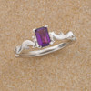 Purple Amethyst Sterling Silver Scroll Ring | The Shops at Colonial Williamsburg